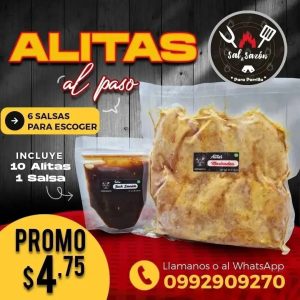 Alitas marinadas 